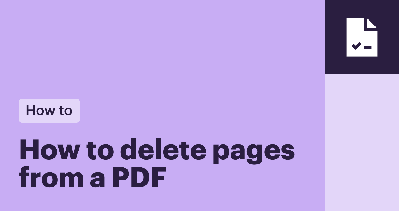 How to delete pages from PDF: Remove unwanted pages in seconds